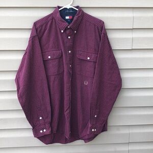 Vintage Tommy Hilfiger men’s long sleeve shirt